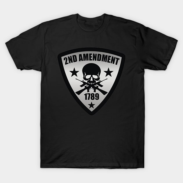 2nd Amendment T-Shirt by  The best hard hat stickers 